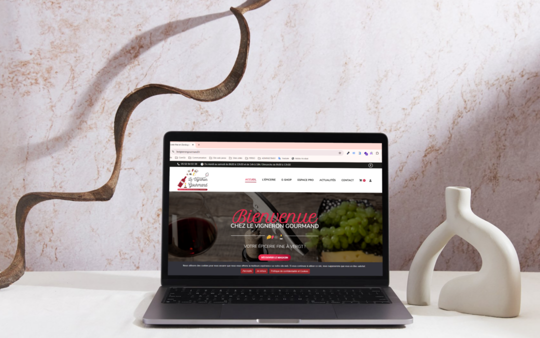 Site web Le Vigneron Gourmand