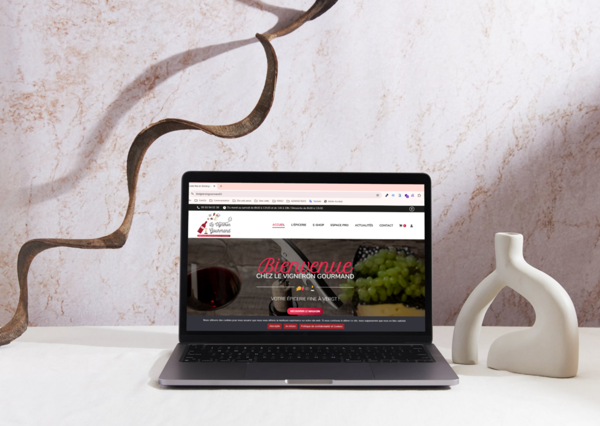 Site web Le Vigneron Gourmand
